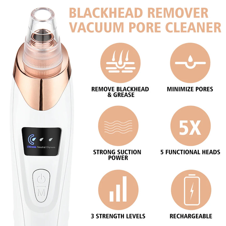 Electric blackhead and acne remover