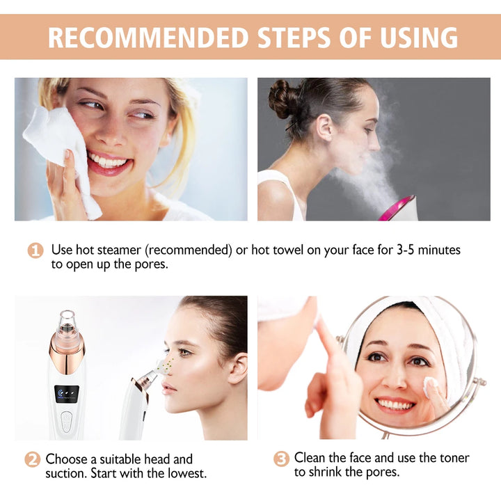 Electric blackhead and acne remover