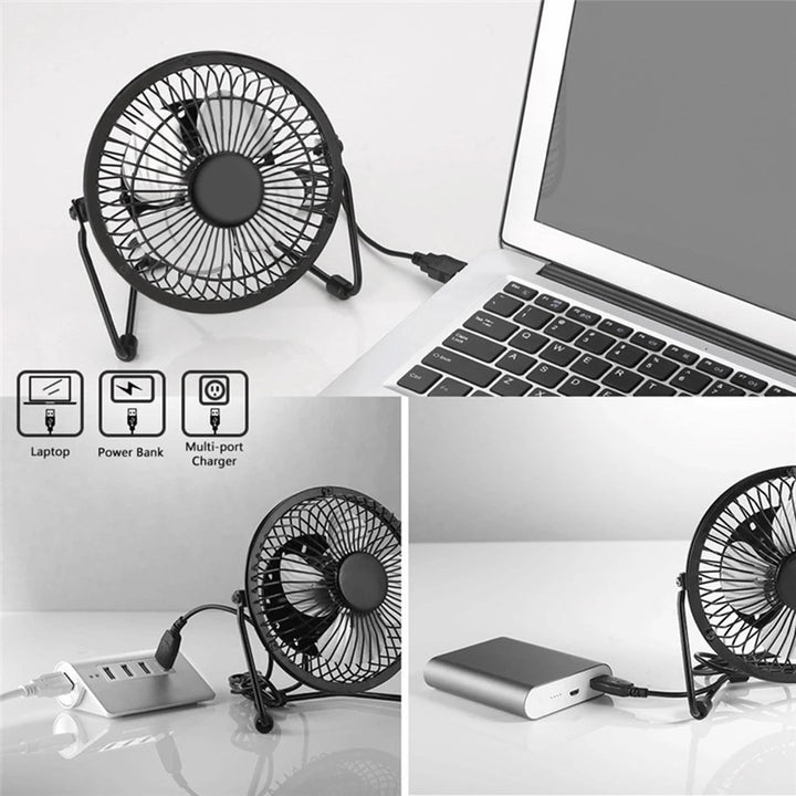 Mini Fan with Solar Panel