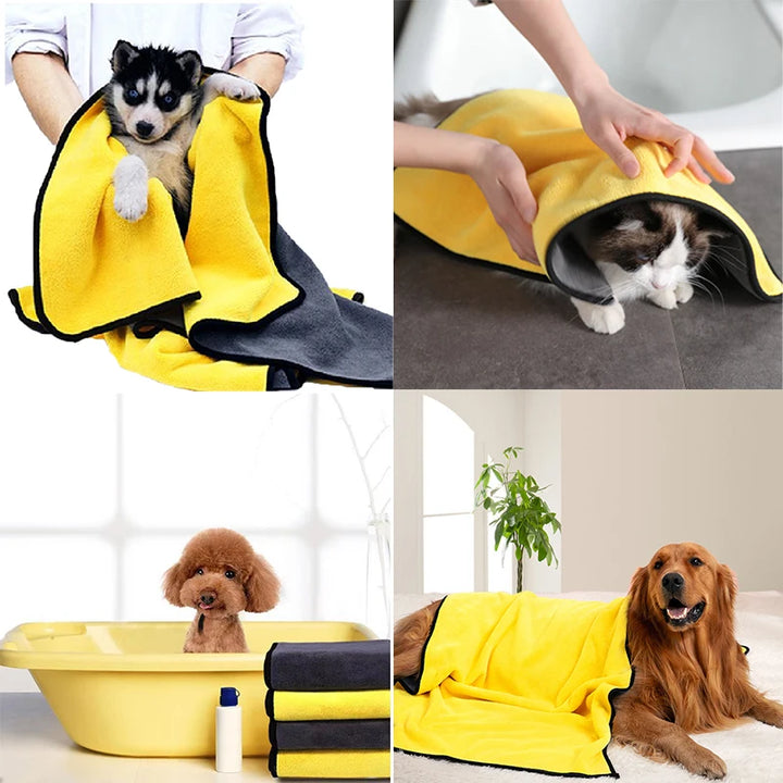 Drying towels for dogs and cats. Since