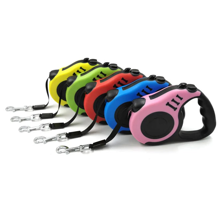 Retractable collar/leash, for dogs