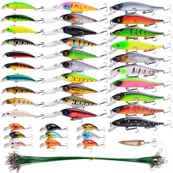 Mixed set of false baits.    Since