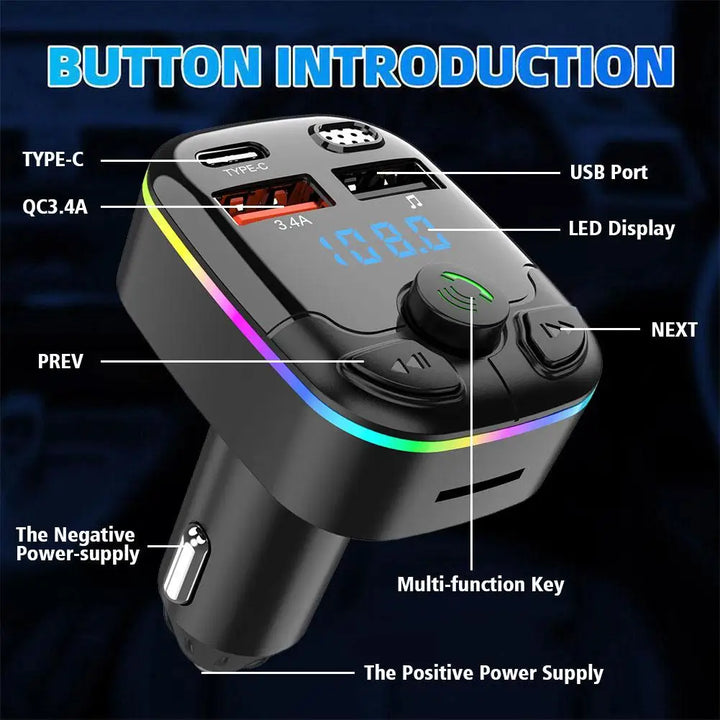 USB Bluetooth Car Adapter