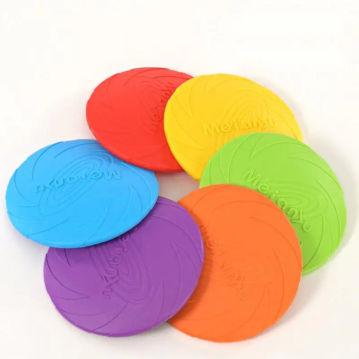 Silicone frisbee toy.     Since