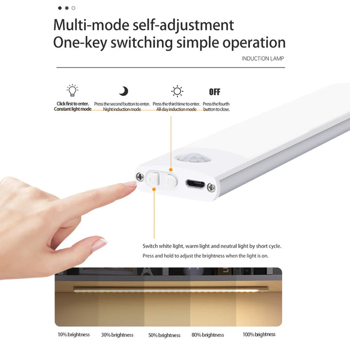 Luminaire with motion sensor