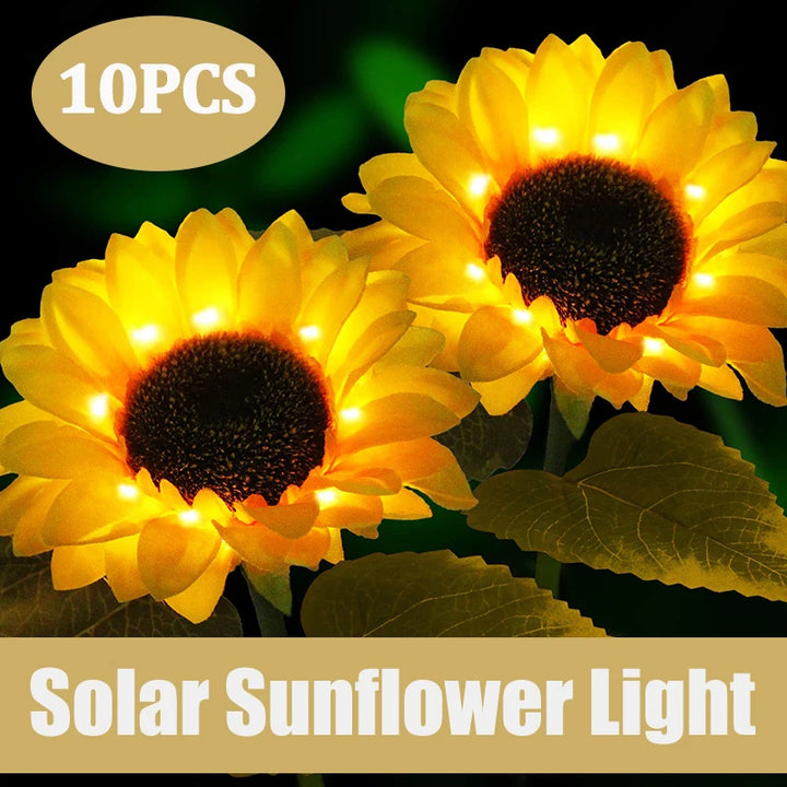 LED lawn lamp, sunflower