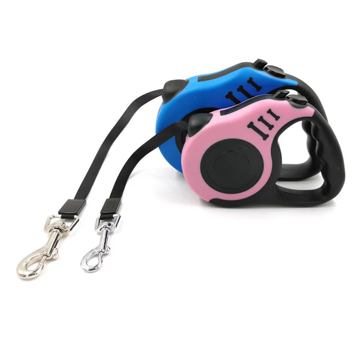 Retractable collar/leash, for dogs