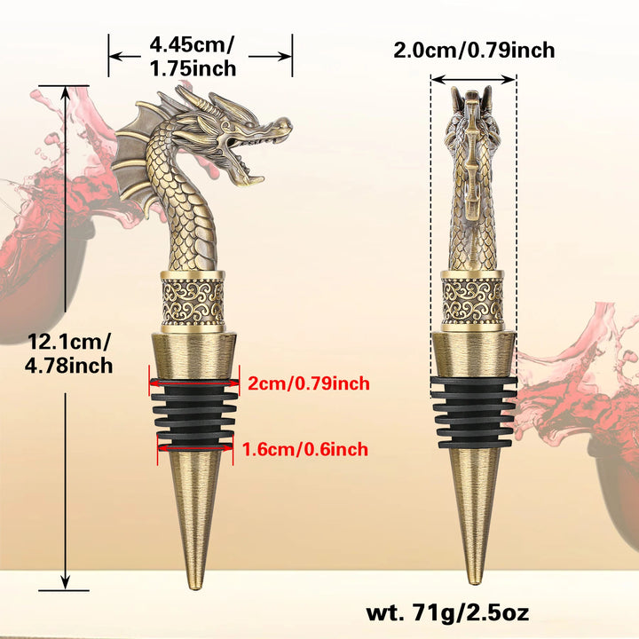 Bottle opener and cork Dragão 2x1