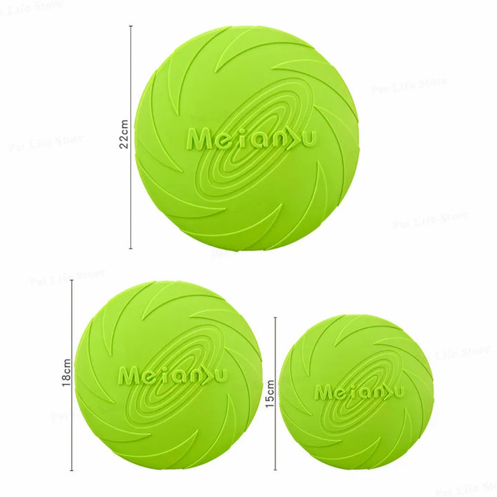 Silicone frisbee toy.     Since